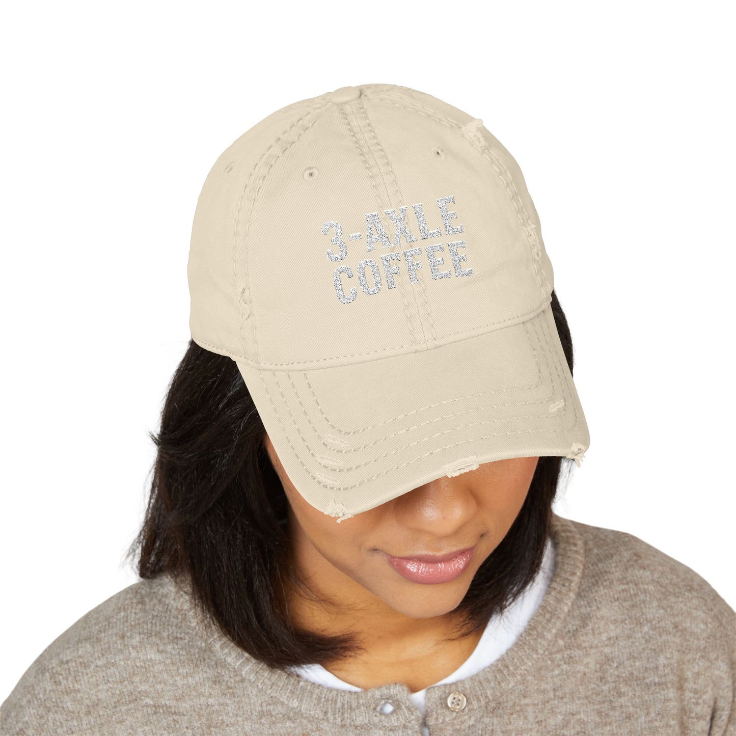 3-Axle Distressed Dad Hat