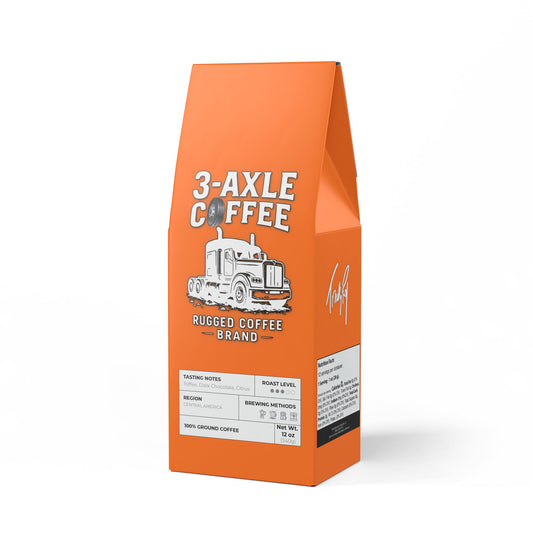 3-Axle Coffee (dark chocolate, citrus, medium roast)